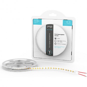 Лента GAUSS BASIC LED 2835/120 12V 4000K IP20 5m